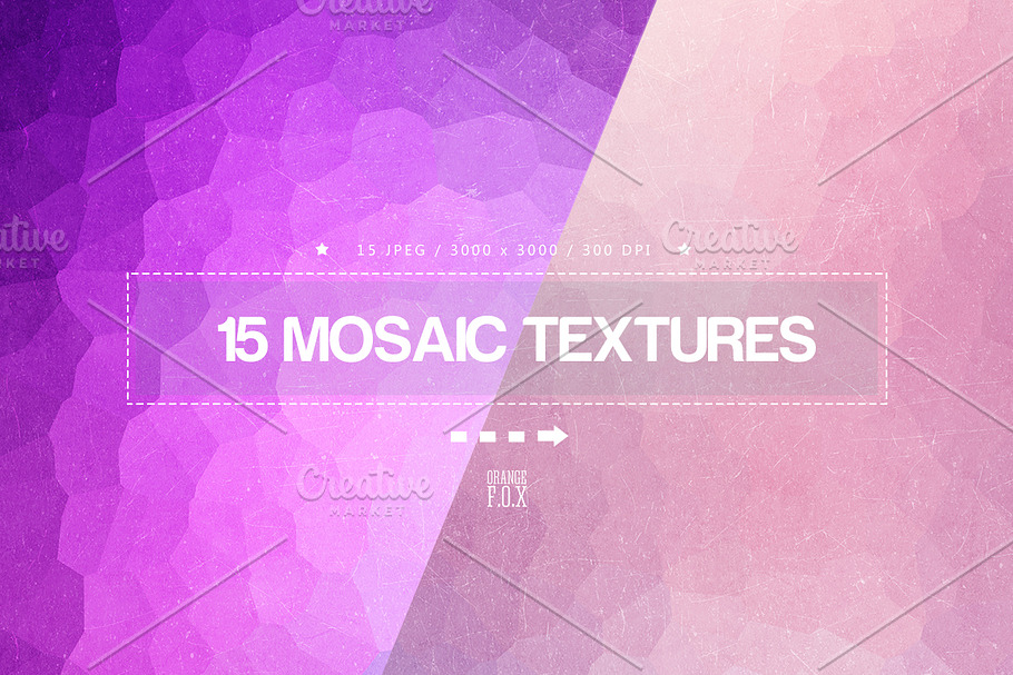 15 Mosaic Backgrounds in Textures - product preview 8