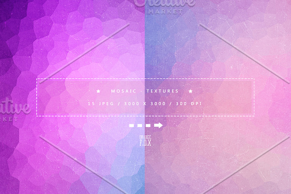 15 Mosaic Backgrounds in Textures - product preview 3