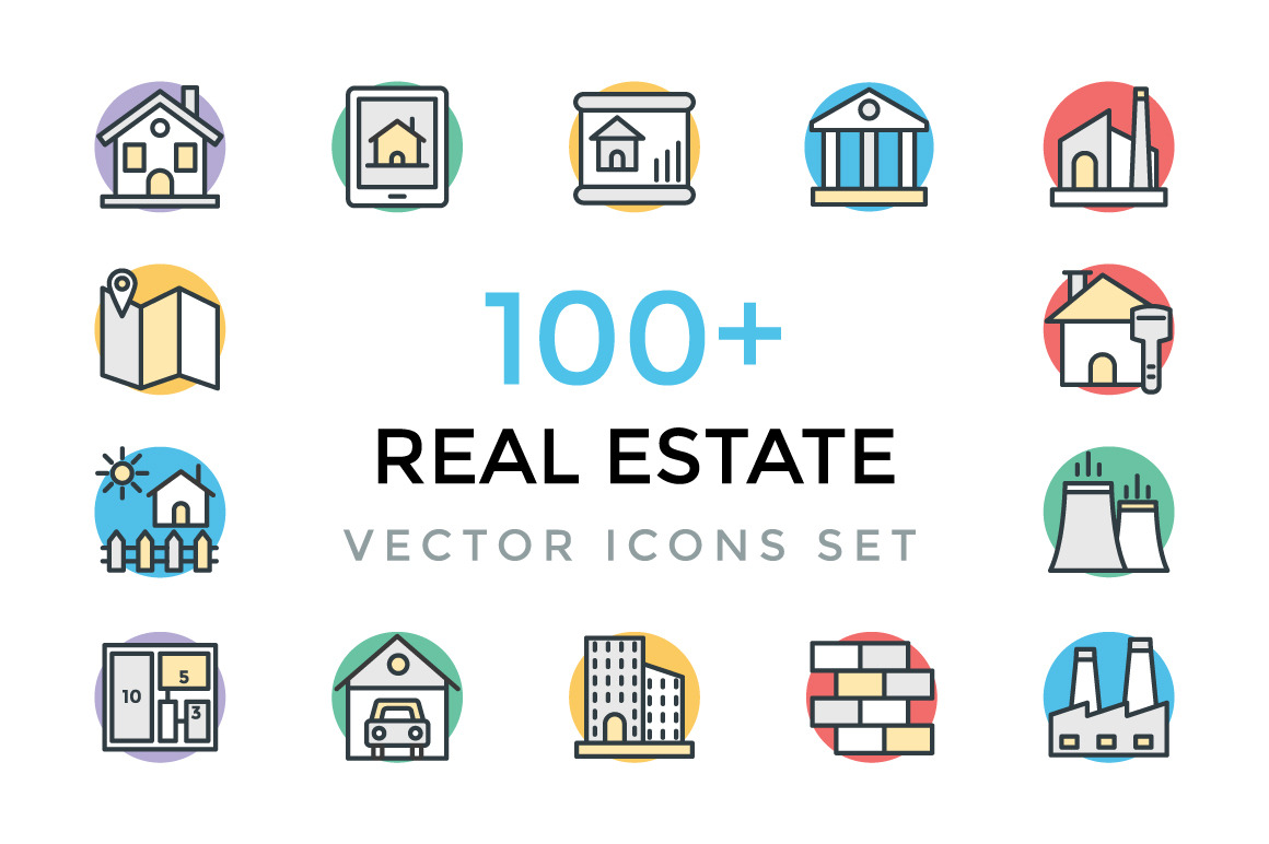 Download 100+ Real Estate Vector Icons | Custom-Designed Icons ...