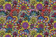 Vintage  floral seamless pattern