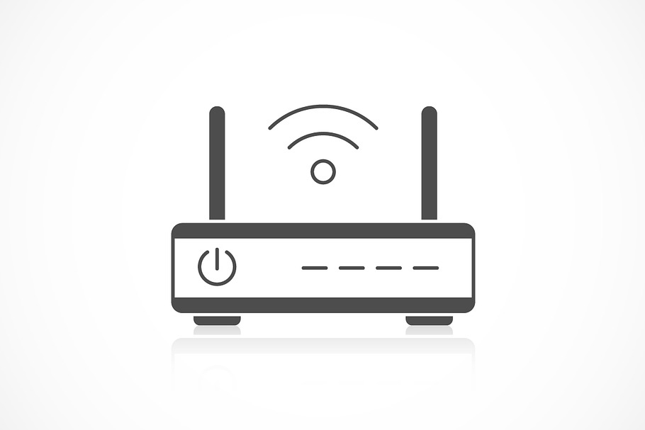 Wireless router icon in Objects - product preview 8