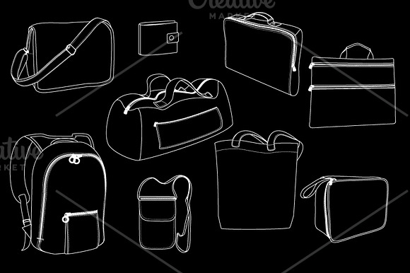 Vector bags in Illustrations - product preview 2