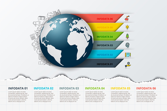 Business infographic templates v2 in Presentation Templates - product preview 6