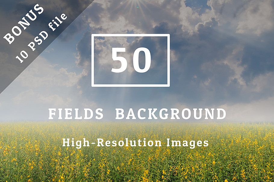 50 Fields background Set 01 in Textures - product preview 8