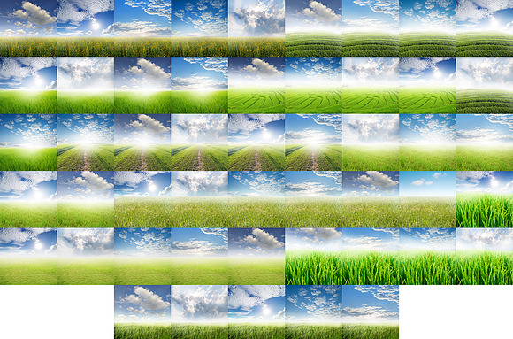 50 Fields background Set 01 in Textures - product preview 2