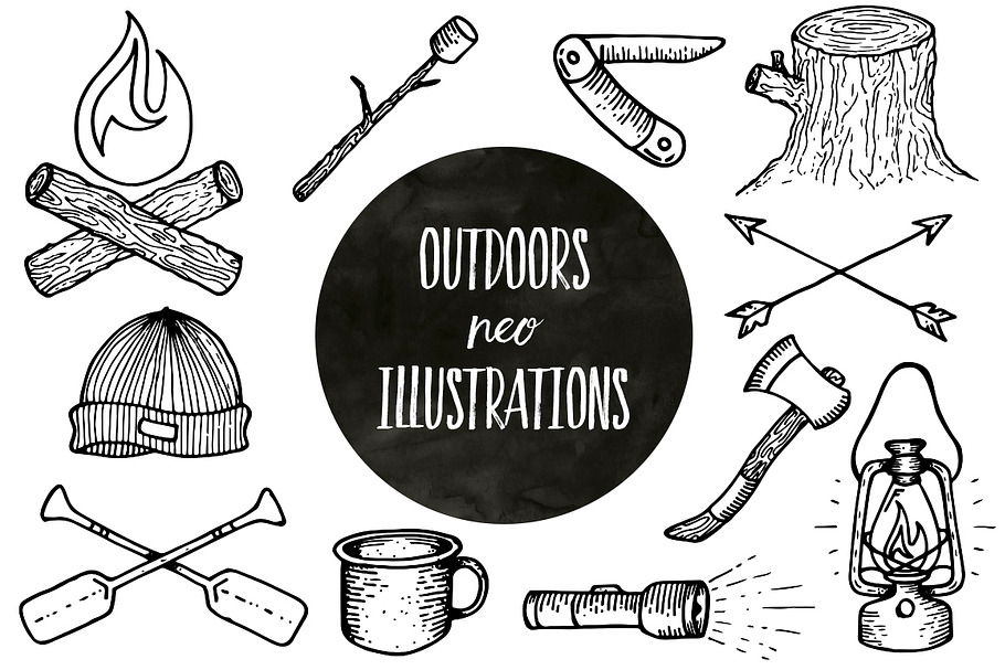 Outdoor Neo Style Illustrations