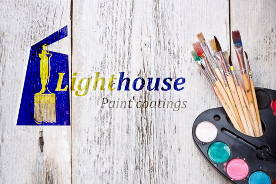 Lighthouse Paint Coatings in Logo Templates - product preview 8