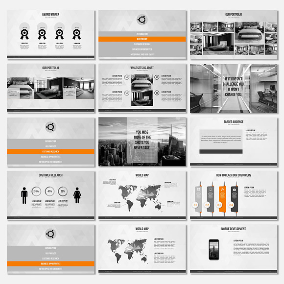 Minimal Powerpoint Template in Presentation Templates - product preview 2