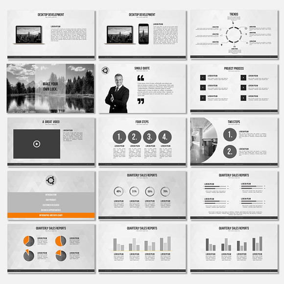 Minimal Powerpoint Template in Presentation Templates - product preview 3