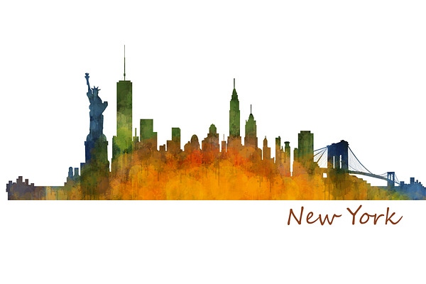 NYC New York Cityscape Skyline