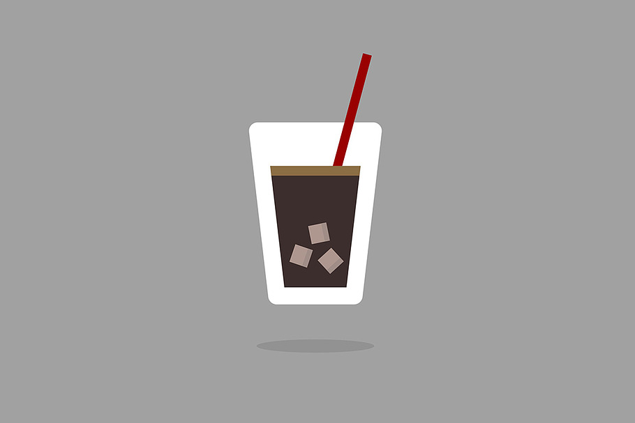 Flat design cola or juice icon in Graphics - product preview 8