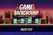 Night City Game Background