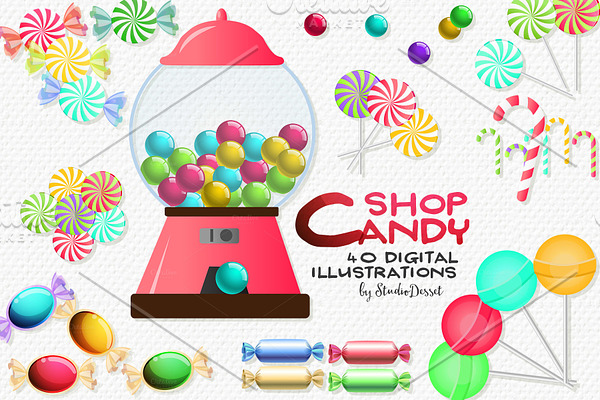 Candy Shop - Sweets Cliparts