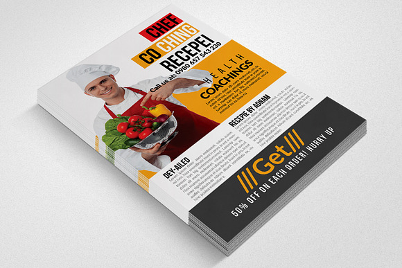  Chief Cooking Lessons Flyer  in Flyer Templates - product preview 1