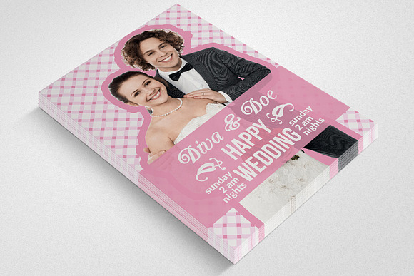 Wedding Invitation Flyer Template in Flyer Templates - product preview 1