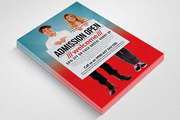 Education Flyer Template in Flyer Templates - product preview 1