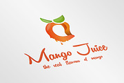 Mango Juice Logo Template