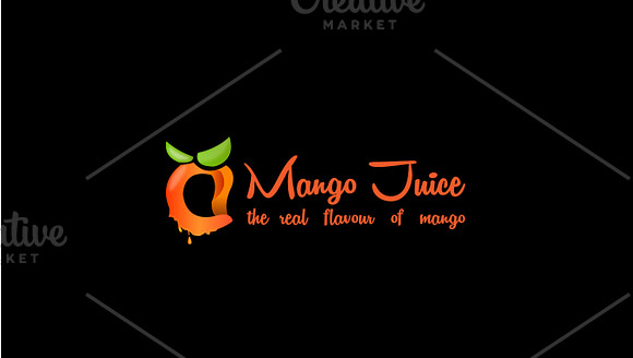 Mango Juice Logo Template in Logo Templates - product preview 1