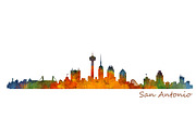 San Antonio Texas Cityscape Skyline