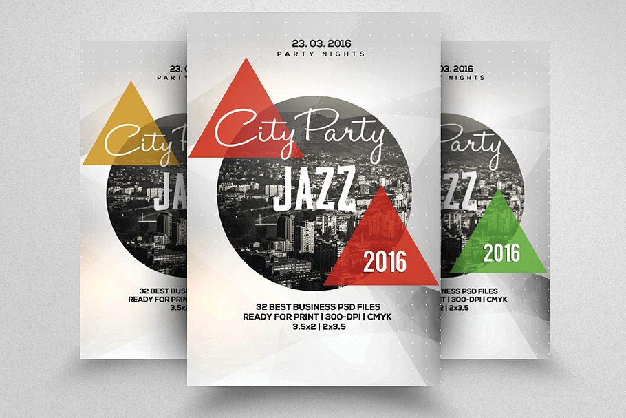 Jazz Music Party Flyer