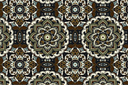 Set of Brown Ornamental Patterns