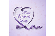 Happy mother's Day greeting card.