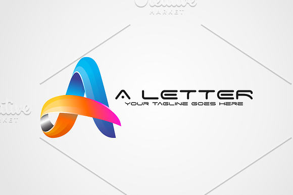 A Letter in Logo Templates - product preview 3
