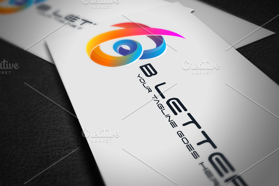 B Letter in Logo Templates - product preview 8