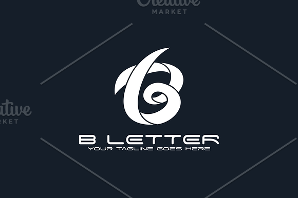 B Letter in Logo Templates - product preview 6