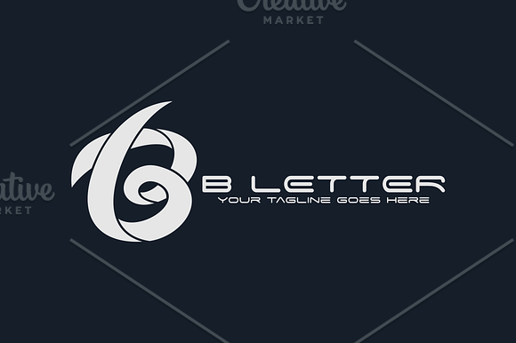 B Letter in Logo Templates - product preview 11