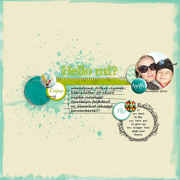 Fly High | Digital Scrapbooking kit in Illustrations - product preview 2