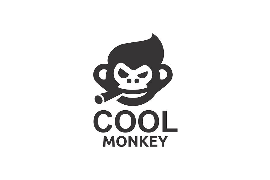 Cool Monkey in Logo Templates - product preview 8
