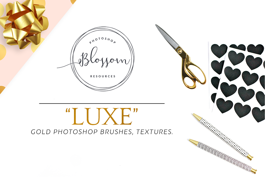 "Luxe" Gold Leaf Foil Textures+EXTRA in Graphics - product preview 8