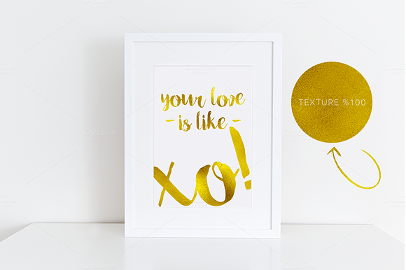 "Luxe" Gold Leaf Foil Textures+EXTRA in Graphics - product preview 1