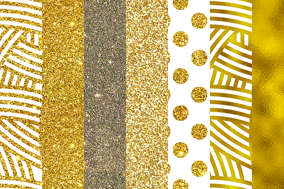 "Luxe" Gold Leaf Foil Textures+EXTRA in Graphics - product preview 3