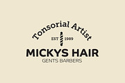 Barbers Logo & 8 Bonus Icons