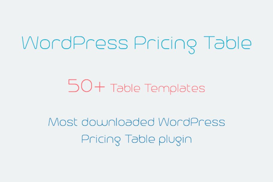WordPress Pricing Table Plugin in Wordpress Plugins - product preview 8