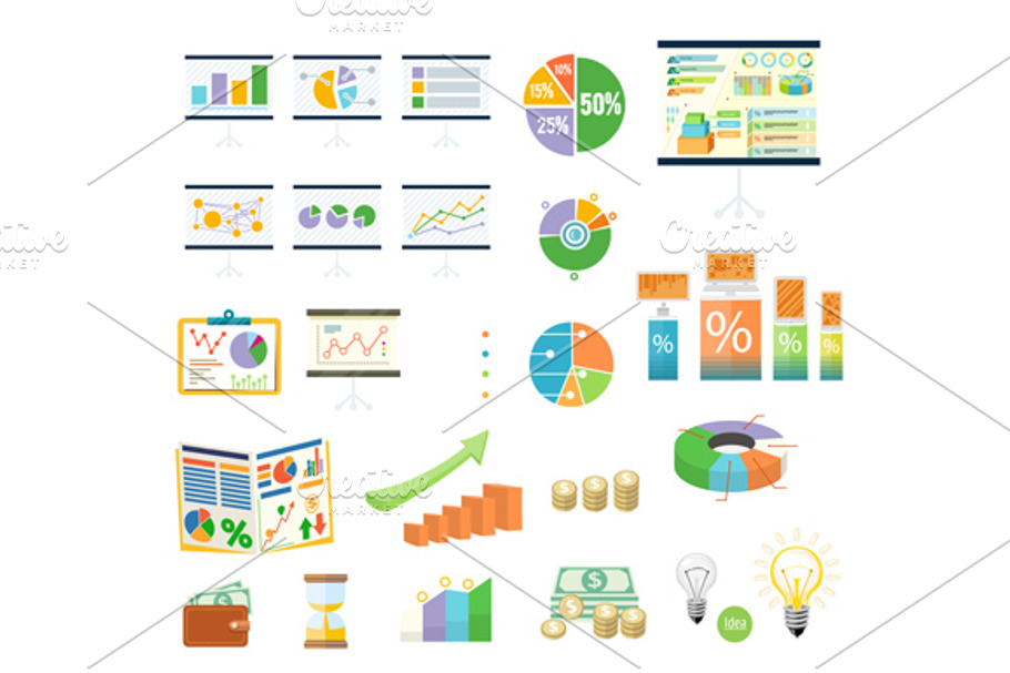 Finance Diagramm and Graphic in Objects - product preview 8