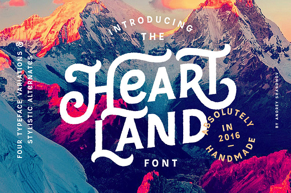 Heartland Font in Display Fonts - product preview 3