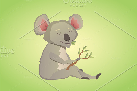 Cartoon Australian Animals in Illustrations - product preview 2