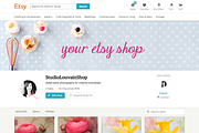 Etsy Shop Banner - Cupcakes 1