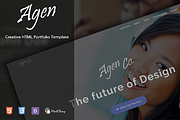 Agen | One-Page Bootstrap Portfolio