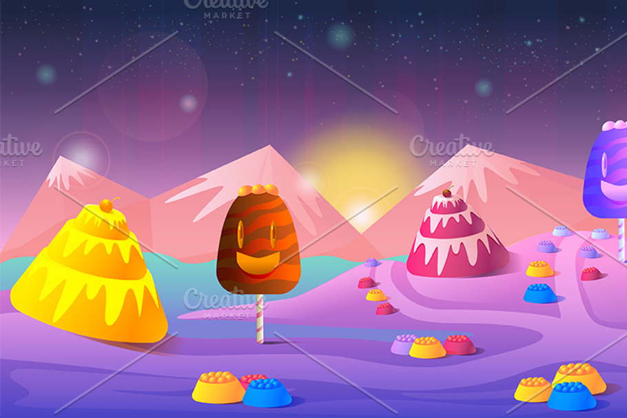 Candyland Game Landscape