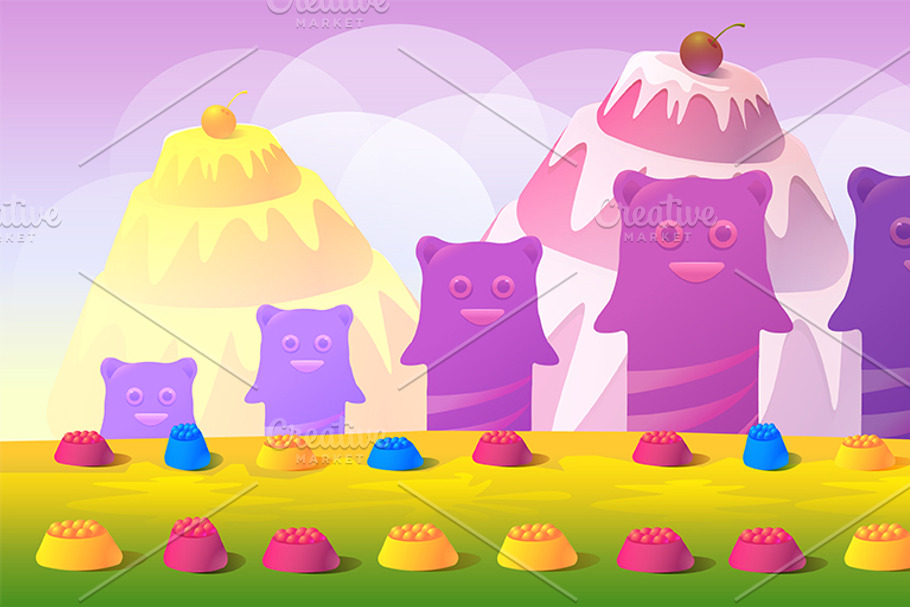 Candy Game Background
