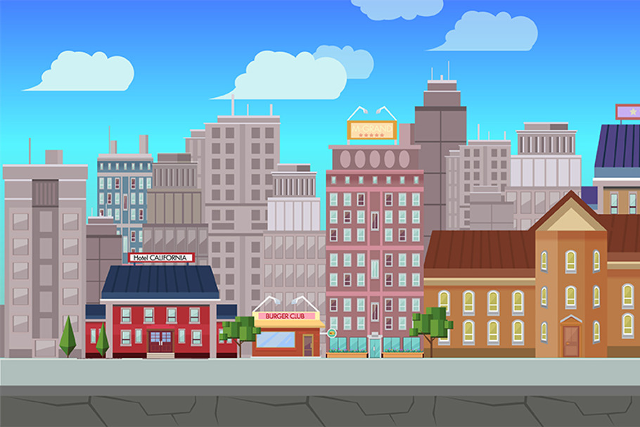Fresh City Game Background