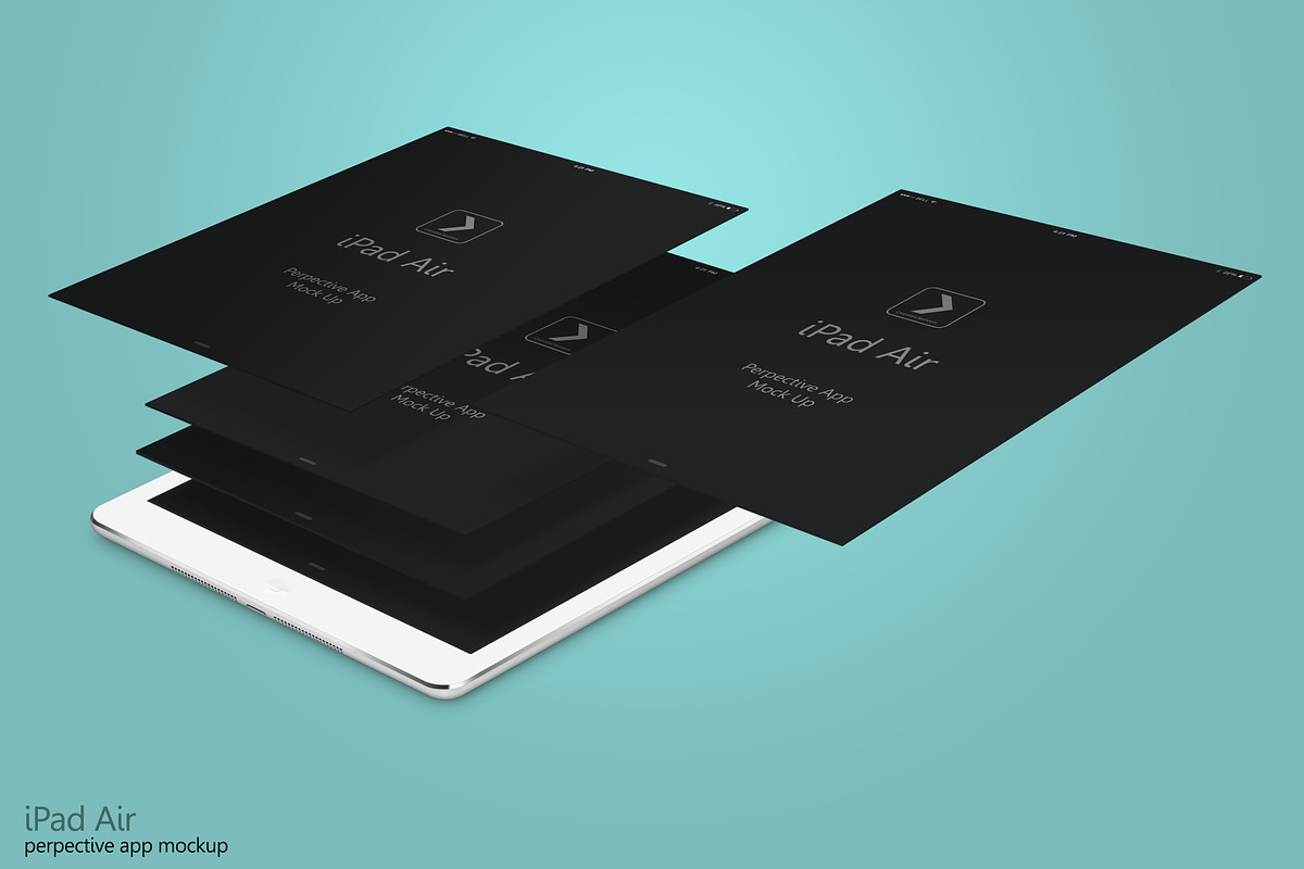 Perspective App Ipad Air #3 in Mobile & Web Mockups - product preview 8