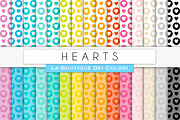 Hearts & Circles Digital Paper