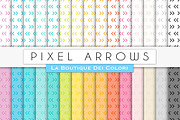 Pixel Arrows Digital Paper