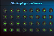 media and music player button