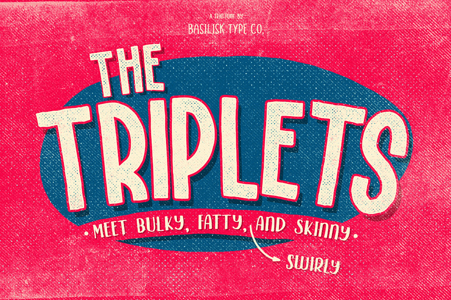 The Triplets - Font Trio in Display Fonts - product preview 8